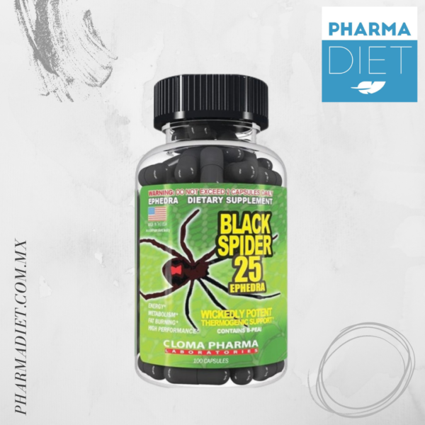 BLACK SPIDER 25 100 CAPSULAS