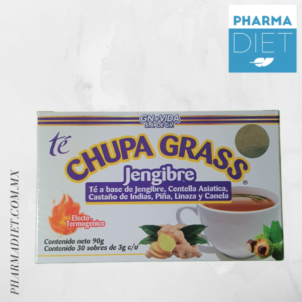 Té Chupa Grass Jengibre 30 Sobres Castaño De Indias