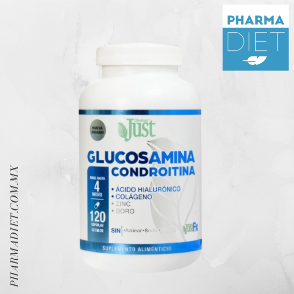 Just Glucosamina, Condroitina, Ácido Hialurónico, Colágeno, Zinc y Boro