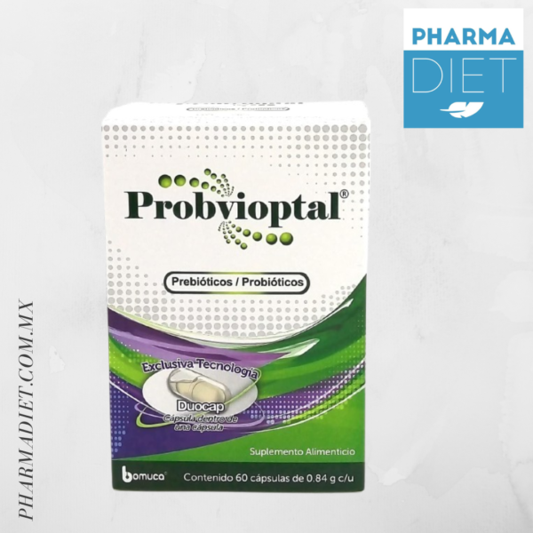 Probvioptal Prebióticos y Probióticos 60 Cápsulas