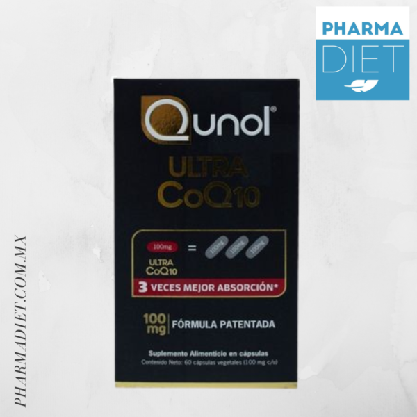 Suplemento Alimenticio CoQ10 Qunol 60 Cápsulas